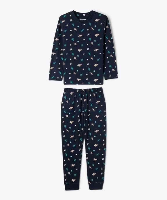 Pyjama en coton 2 pièces à motif fusées garçon vue1 - GEMO 4G GARCON - GEMO