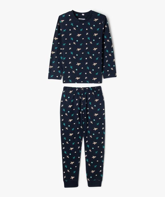 Pyjama en coton 2 pièces à motif fusées garçon vue1 - GEMO 4G GARCON - GEMO