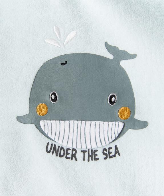 Pyjama en velours 2 pièces avec motifs marins bébé garçon vue3 - GEMO 4G BEBE - GEMO