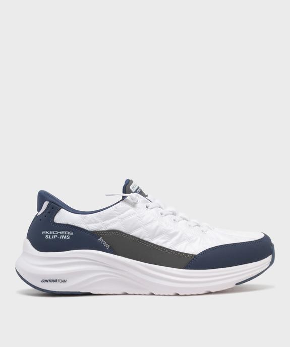 Baskets en toile sur épaisse semelle faciles à enfiler homme - Skechers vue1 - SKECHERS - GEMO