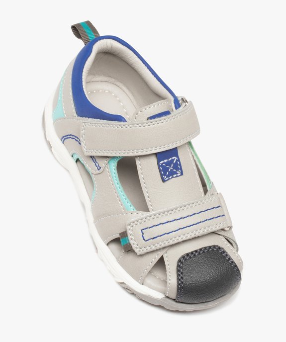 Sandales bébé garçon à brides scratch et bout fermé vue5 - GEMO(BEBE DEBT) - GEMO
