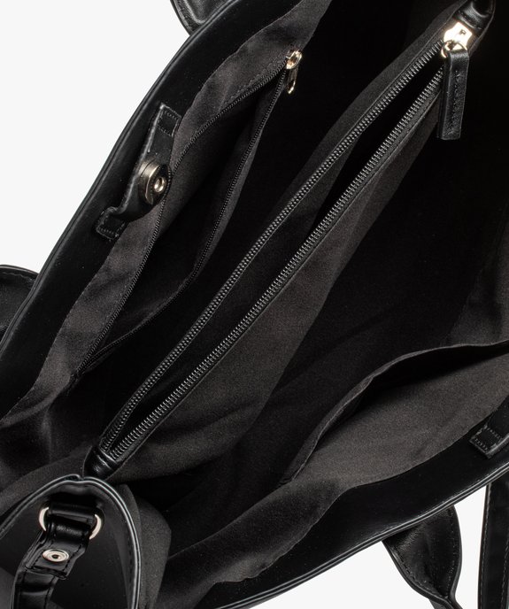 Sac à main grand format avec bandoulière amovible femme vue3 - GEMO (ACCESS) - GEMO