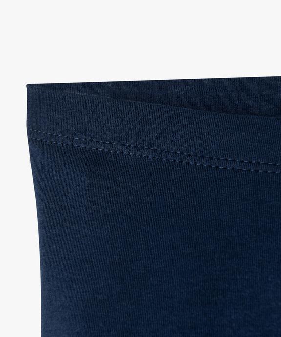 Legging long uni en coton stretch fille vue2 - GEMO (ENFANT) - GEMO