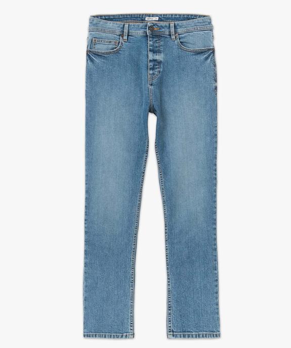 Jean homme coupe Tapered 5 poches vue4 - GEMO (HOMME) - GEMO