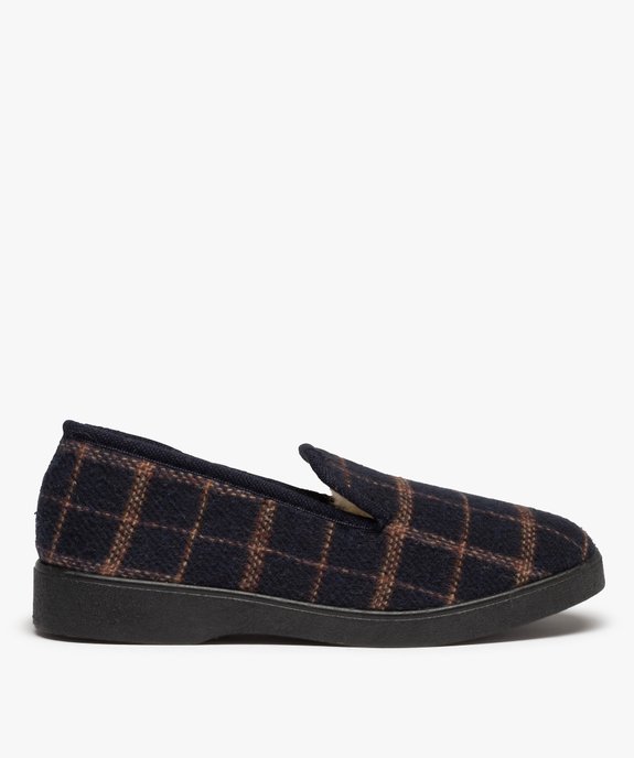 Chaussons homme style charentaises à carreaux vue1 - GEMO(HOMWR HOM) - GEMO