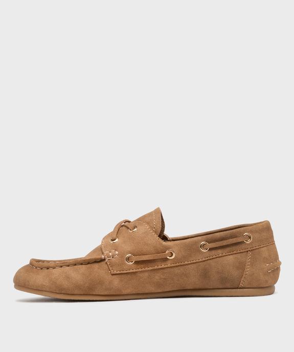 Mocassins à lacets souples et légers femme vue3 - FOLLOW ME - GEMO