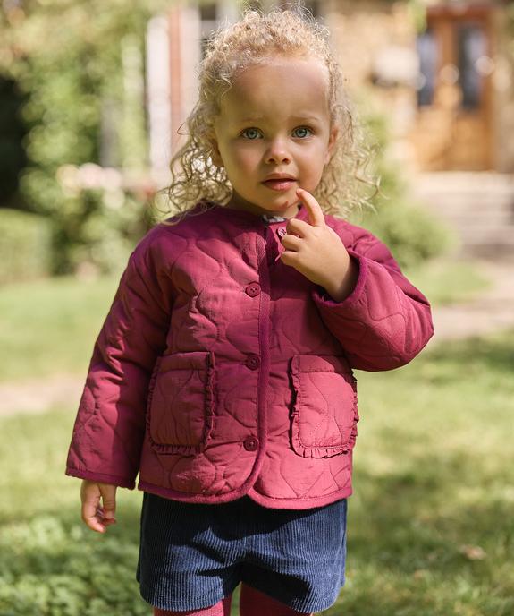 Veste matelassée bébé fille - LuluCastagnette vue5 - LULUCASTAGNETTE - GEMO