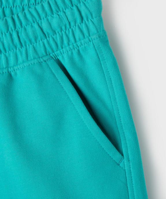 Bermuda en maille à taille élastiquée garçon vue2 - GEMO (JUNIOR) - GEMO