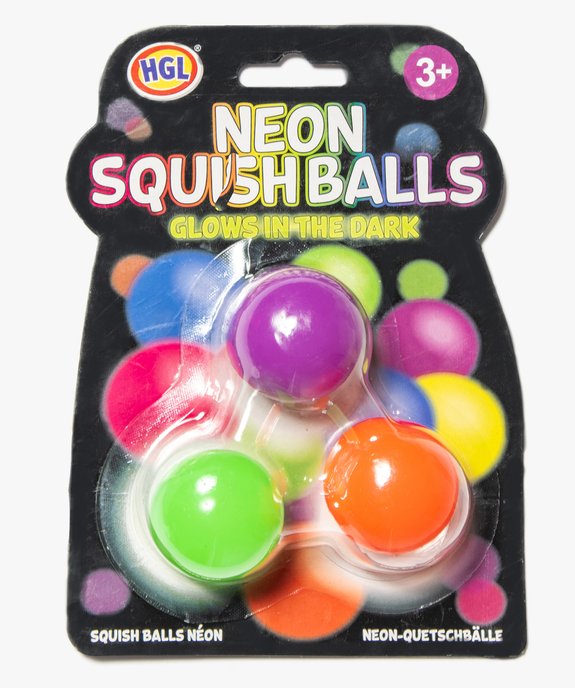 Balles néon qui brillent dans le noir - HGL vue1 - AUTRES MARQUES - GEMO