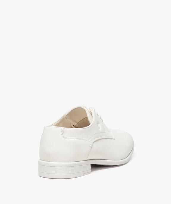 Derbies garçon unies à lacets vue4 - GEMO (ENFANT) - GEMO
