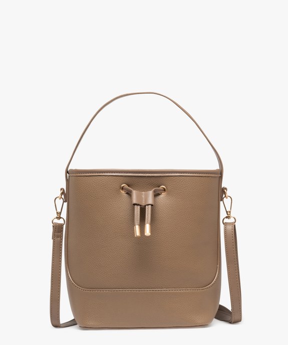 Sac seau à bandoulière amovible femme vue1 - GEMO (ACCESS) - GEMO