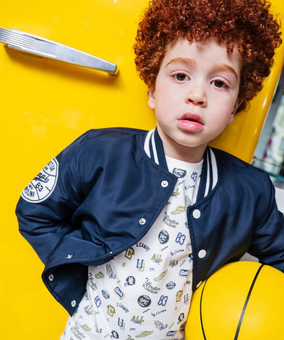Blouson matelassé avec broderie dans le dos garçon - Camps United vue1 - CAMPS - GEMO