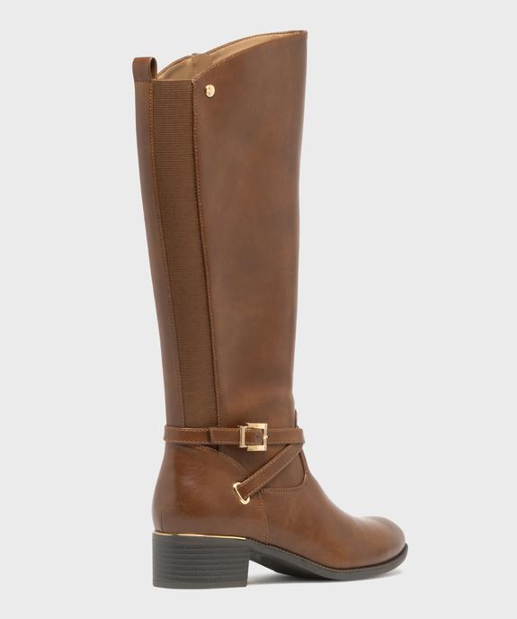 Bottes cavalières doublées avec bride cheville femme - Valentina Baldano vue11 - VALENTINA BALDA - GEMO
