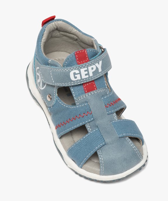 Sandales bébé garçon à scratch - Gepy vue5 - GEPY - GEMO