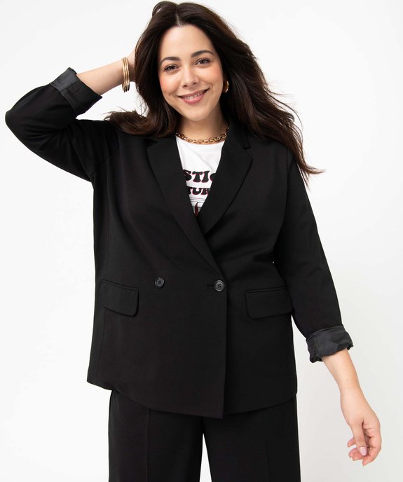Veste de costume femme grande taille vue1 - GEMO (G TAILLE) - GEMO