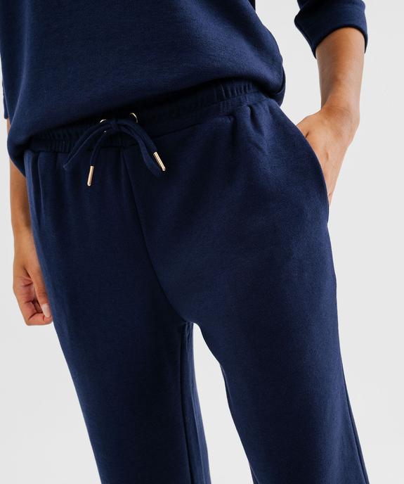 Pyjama en maille douillette avec ourson sur l’avant femme - LuluCastagnette vue5 - LULUCASTAGNETTE - GEMO