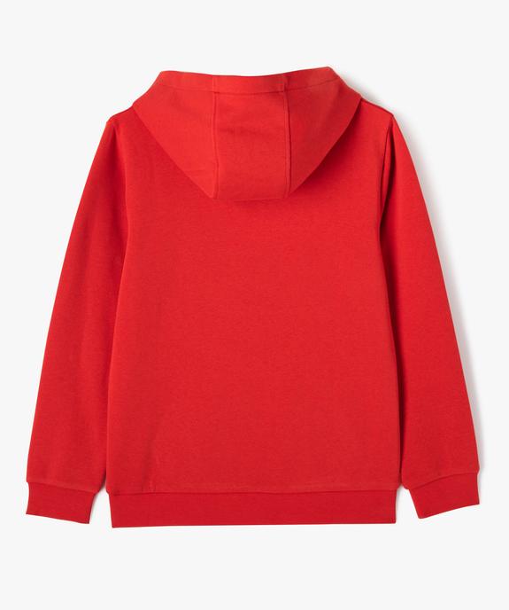 Sweat à capuche imprimé garçon - GEMO (JUNIOR) Sweat à capuche imprimé garçon vue4 - GEMO (JUNIOR) - GEMO