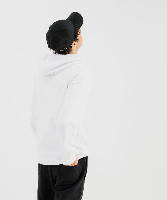 Sweat à capuche avec intérieur molletonné et motif poitrine homme vue3 - GEMO (HOMME) - GEMO