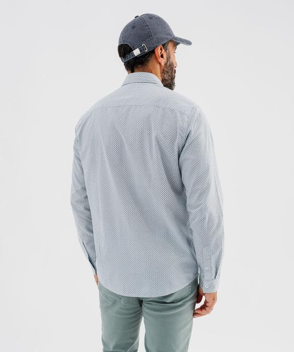 Chemise à motifs fleuris coupe regular homme vue3 - GEMO (HOMME) - GEMO