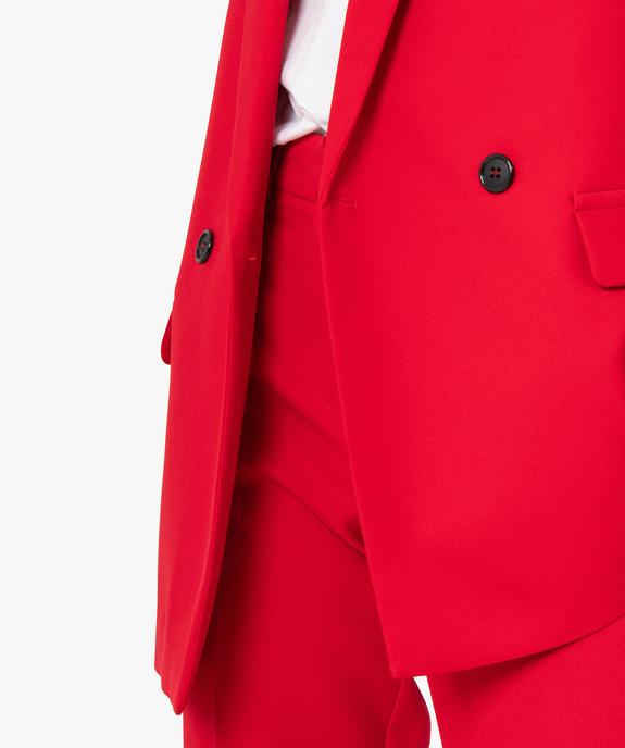 Veste blazer femme fermeture croisée vue6 - GEMO(FEMME PAP) - GEMO