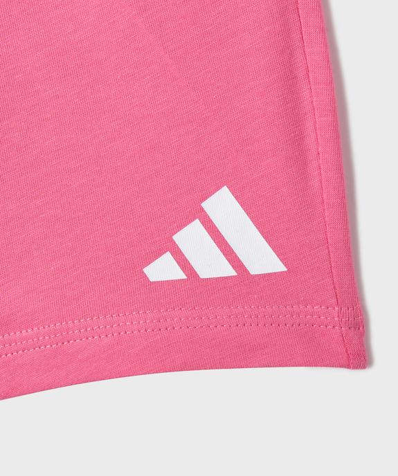 Ensemble de sport bébé fille tee-shirt et short - Adidas vue3 - ADIDAS - GEMO
