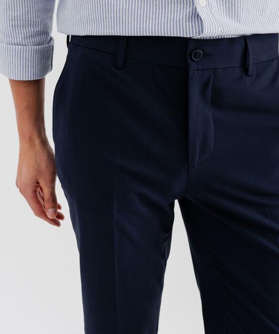 Pantalon de costume coupe slim en toile extensible homme vue2 - GEMO 4G HOMME - GEMO