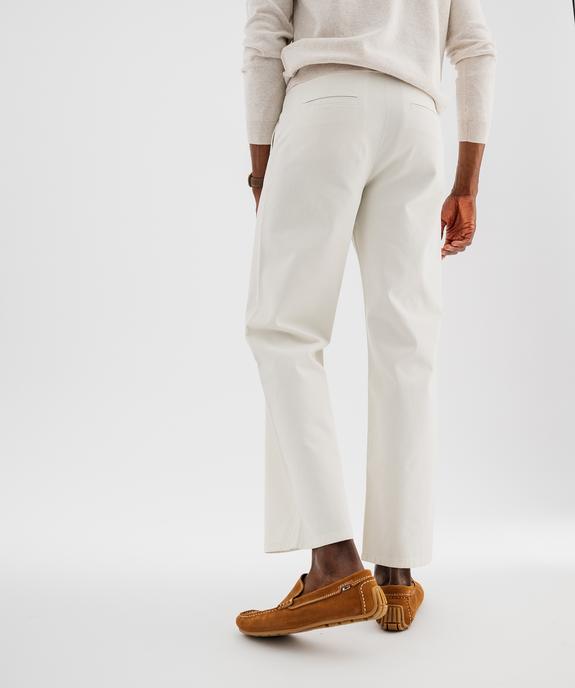 Pantalon chino coupe large homme vue3 - GEMO 4G HOMME - GEMO