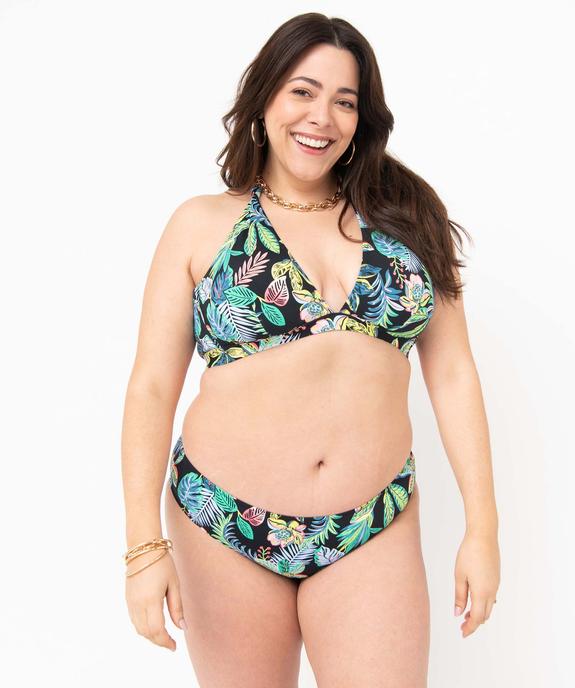 Bas de maillot de bain femme grande taille coupe classique vue3 - GEMO 4G FEMME - GEMO