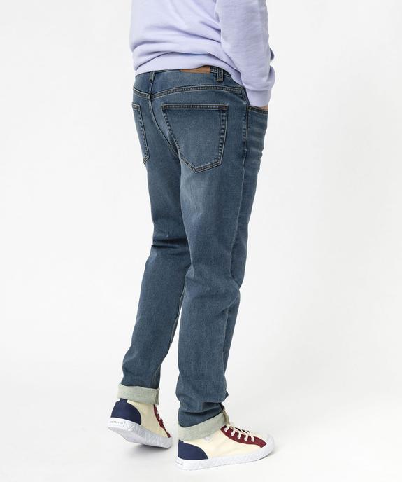 Jean stretch coupe Slim homme vue3 - GEMO 4G HOMME - GEMO