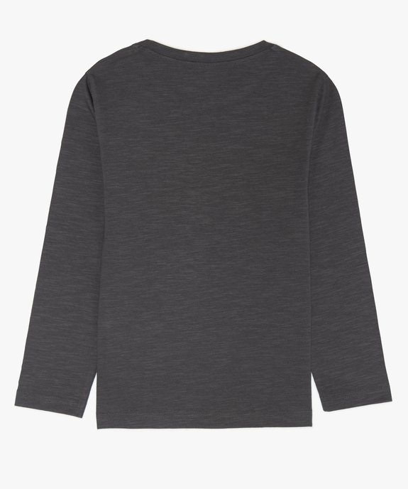 Tee-shirt garçon à manches longues avec motif guitare vue2 - GEMO (ENFANT) - GEMO