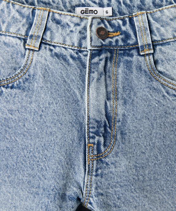 Jean Straight taille ajustable fille vue2 - GEMO 4G FILLE - GEMO