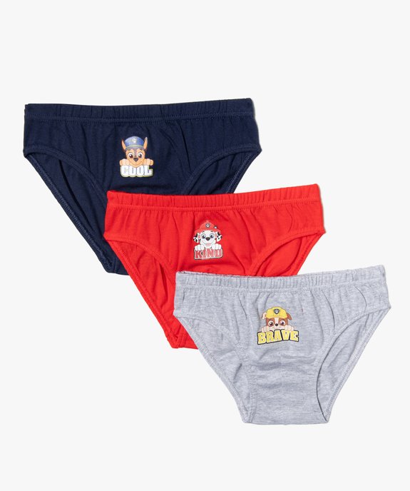 Slips garçon à motifs (lot de 3) - Pat Patrouille vue1 - PAT PATROUILLE - GEMO
