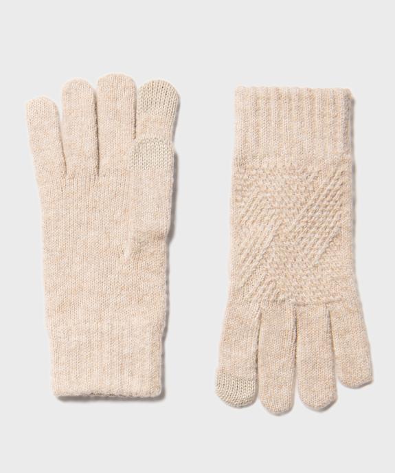 Gants en maille fantaisie femme vue1 - GEMO (ACCESS) - GEMO
