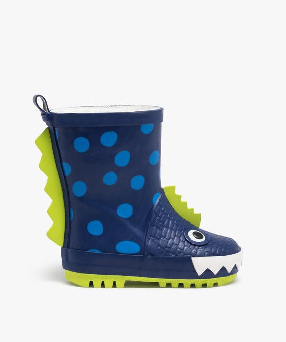 Bottes en caoutchouc enfant doublées à motif dragon vue1 - GEMO(BEBE DEBT) - GEMO