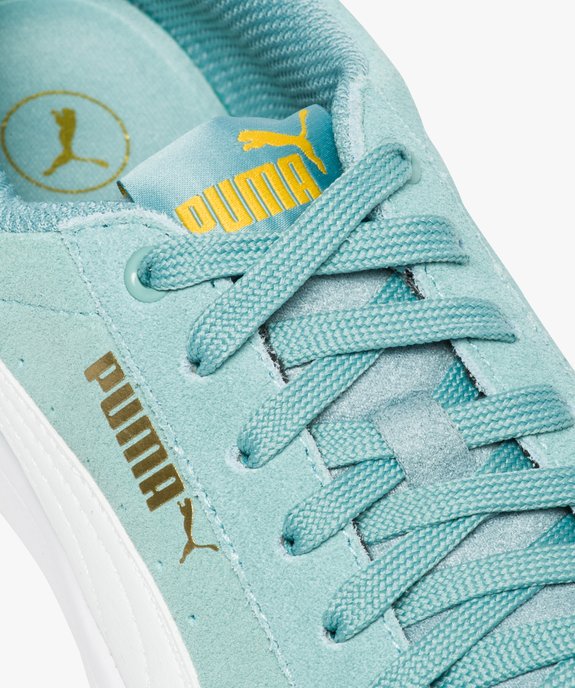 Baskets basses femme dessus en cuir suedé - Puma Vikky vue6 - PUMA - GEMO