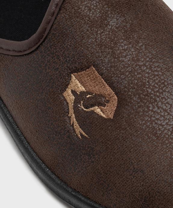 Chaussons mules avec logo brodé homme vue6 - G'FLEX GEMO FOR GOOD - GEMO
