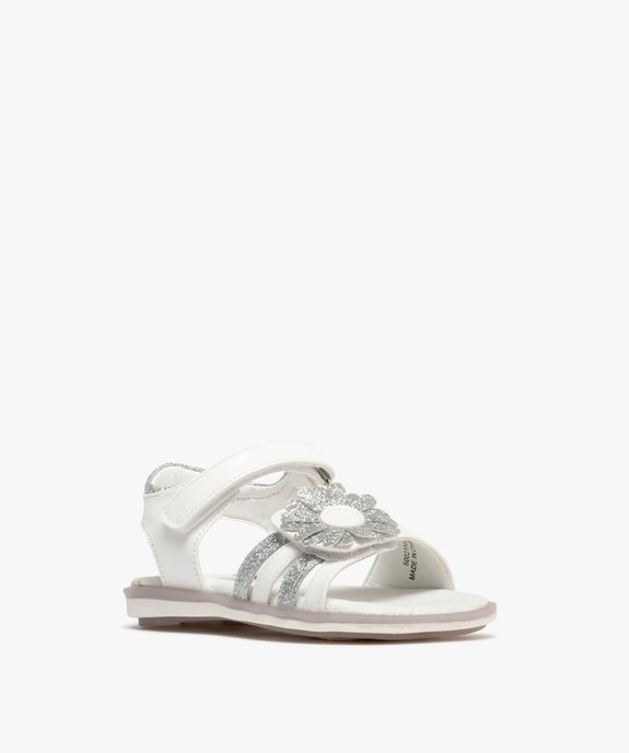 Sandales pailletées fermeture scratch fille - Lovely Wings vue2 - LOVELY WINGS - GEMO