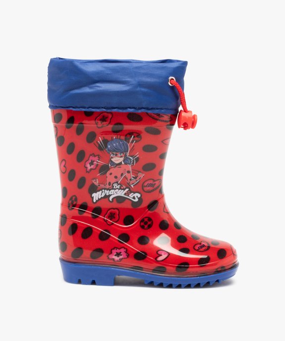 Bottes de pluie fille à col ajustable - Miraculous vue1 - MIRACULOUS - GEMO