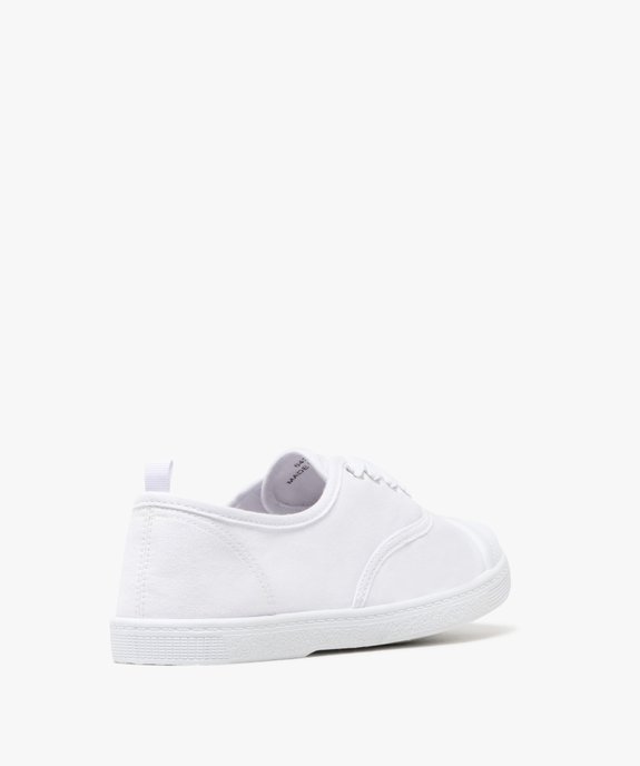 Baskets en toile avec lacets et bout renforcé femme vue12 - VALENTINA BALDA - GEMO