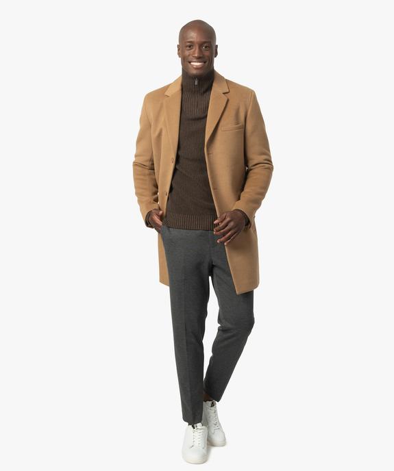 Pull homme à col camionneur vue5 - GEMO (HOMME) - GEMO