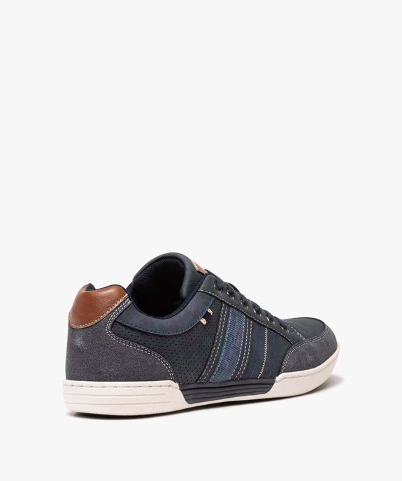 Baskets homme multi-matières avec perforations – Lee Cooper vue5 - LEE COOPER - GEMO