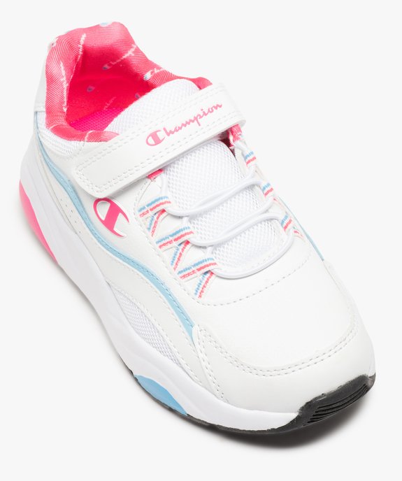 Baskets fille tricolores à lacets élastiques et scratch – Champion USA vue5 - CHAMPION USA - GEMO