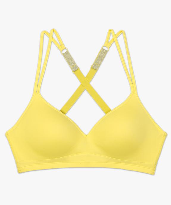 Soutien-gorge de sport push-up – Maintien moyen vue4 - GEMO(HOMWR FEM) - GEMO