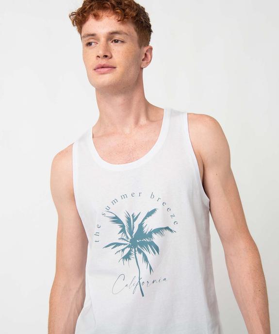 Débardeur homme avec motif palmier vue2 - GEMO (HOMME) - GEMO