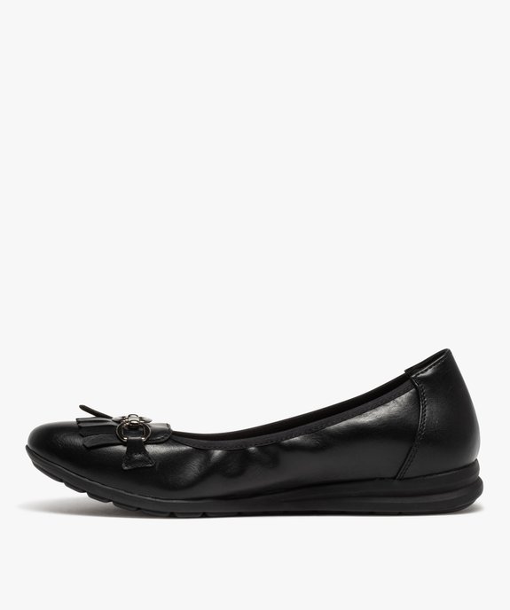 Ballerines femme unies dessus patte mexicaine vue3 - GEMO(URBAIN) - GEMO