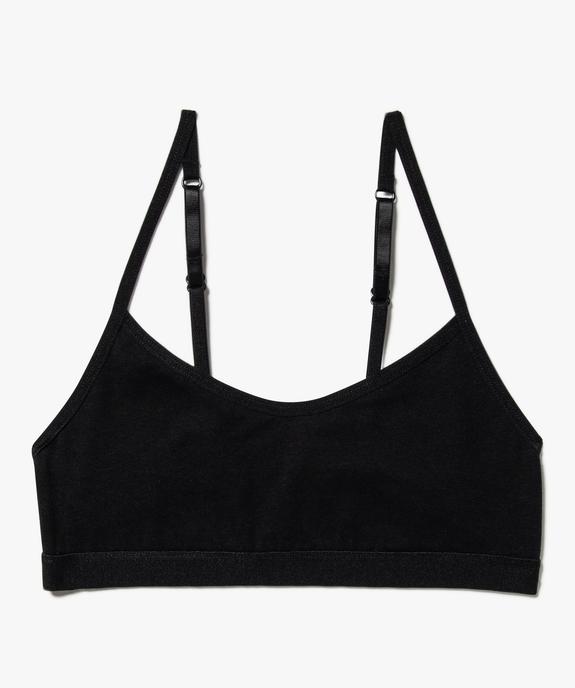 Brassière fille à fines bretelles  vue1 - GEMO 4G FILLE - GEMO