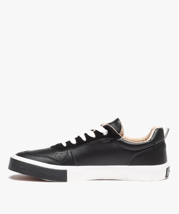 Baskets homme casual bicolore et à lacets - Alma Planète vue3 - ALMA PLANETE - GEMO