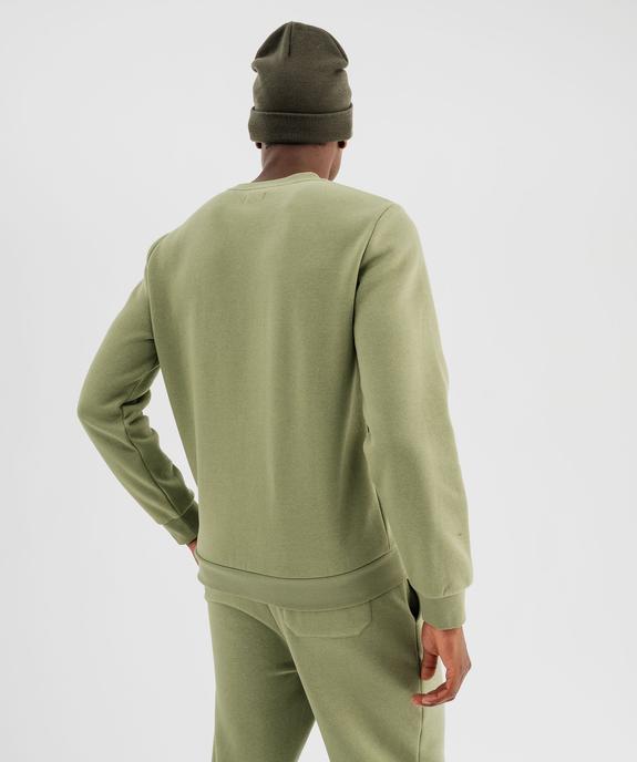 Sweat en molleton doux homme vue4 - GEMO 4G HOMME - GEMO