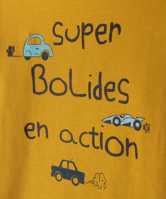 Pyjama garçon avec inscriptions et motifs voitures vue2 - GEMO (ENFANT) - GEMO