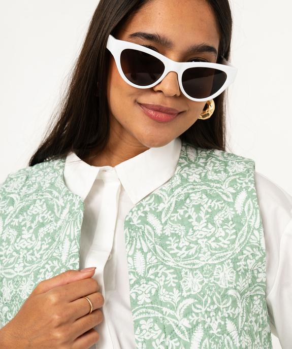 Gilet sans manches matelassé à motifs fleuris femme vue6 - GEMO 4G FEMME - GEMO